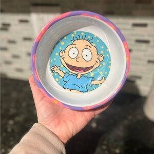 Vintage Rugrats Themed Plastic Bowl